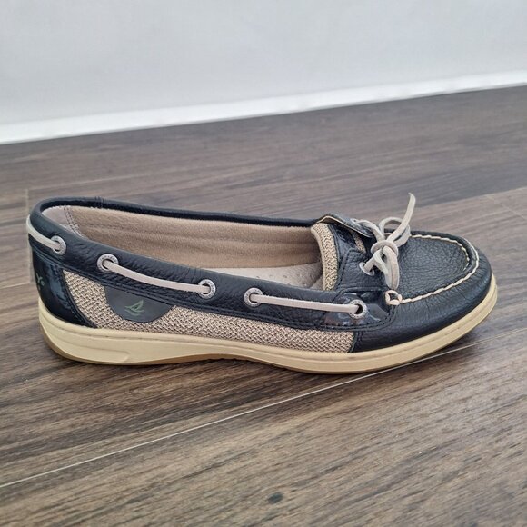 💙 Sperry Top Sider Boatshoes Size 8 Preppy Fishermancore Fall Coastal Outdoors - Picture 7 of 8